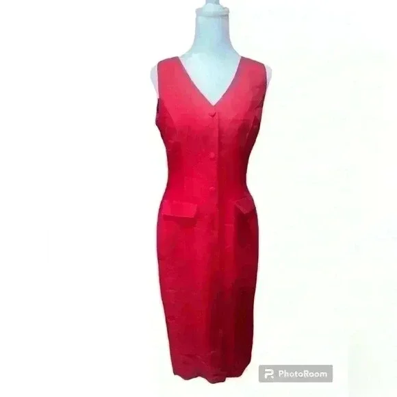 Casual button down dress. Great for going out. - Picture 1 of 3